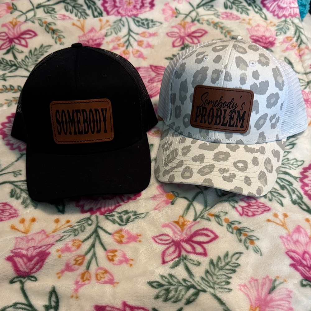 Patch Trucker Hats - Somebody / Somebody's Problem